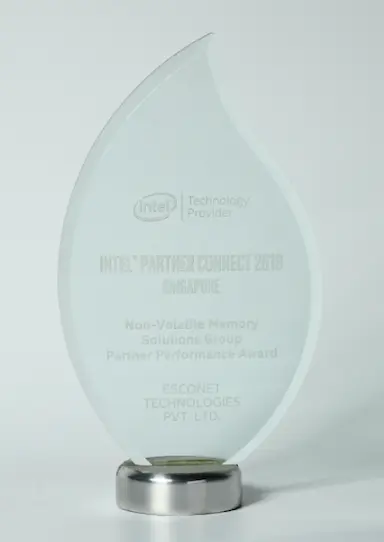 Partner Performance Award by Intel